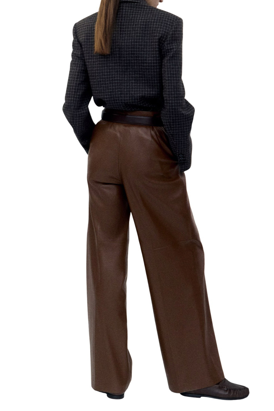 Женский Mango Брюки RIGA из искусственной кожи (цвет ), артикул 27051290 | Фото 2