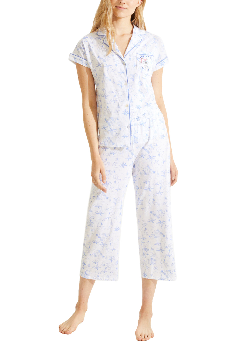Women'secret Пижама рубашечного типа с принтом "Снупи" (цвет ), артикул 4469550 | Фото 1