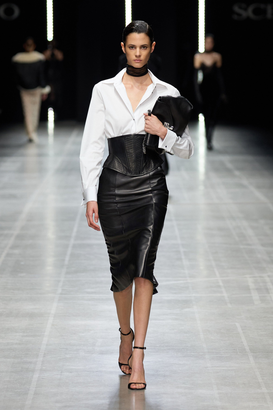 Женский ERMANNO SCERVINO Рубашка-боди из хлопка (цвет ), артикул D472K730BQP | Фото 5