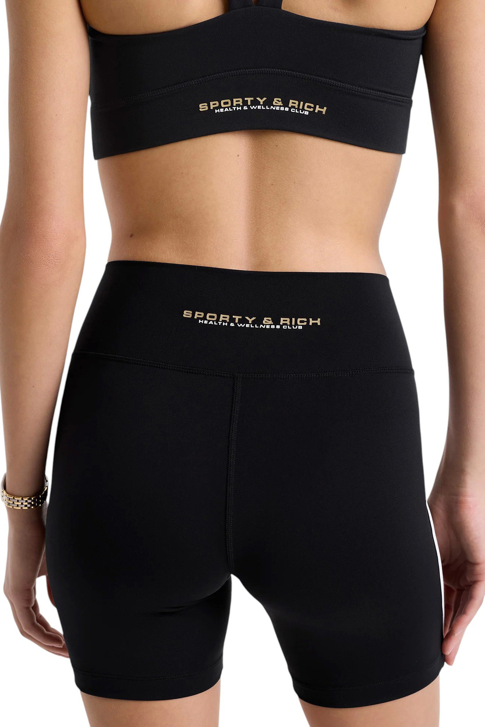 Женский Sporty & Rich Шорты с логотипом (цвет ), артикул SH046622324BA01 | Фото 4