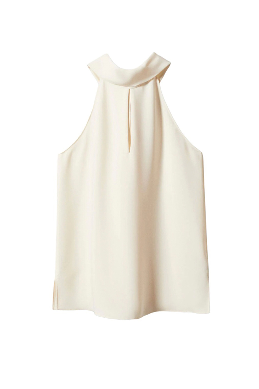 Блузка CHARLOT с разрезом|Основной цвет:Кремовый|Артикул:57073805 | Фото 1