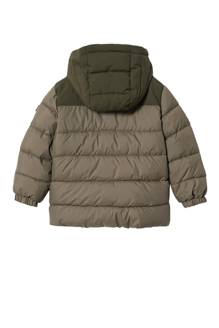 Стеганая куртка AMERBLOC с капюшоном|Основной цвет:Хаки|Артикул:37013253 | Фото 2