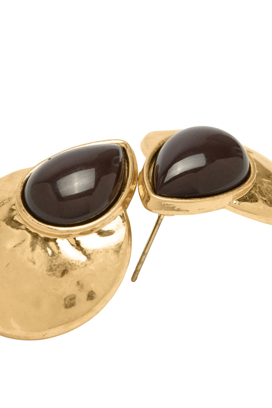 Клипсы GALÁPAGOS со смолой|Основной цвет:Коричневый Женский Parfois Клипсы GALÁPAGOS со смолой (цвет ), артикул 227043 | Фото 2