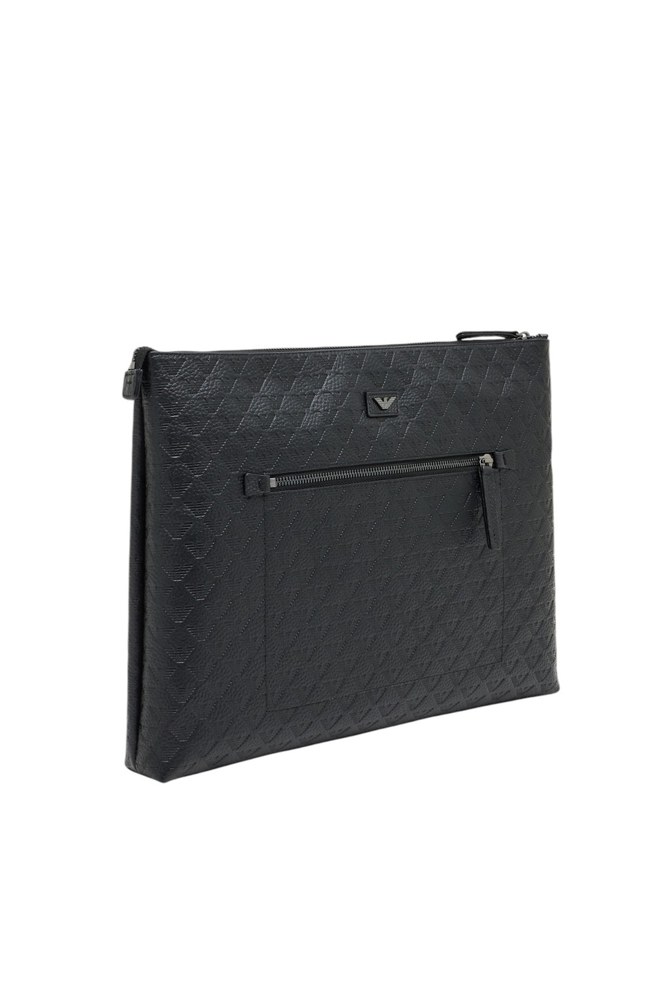 Сумка-папка из натуральной кожи|Основной цвет:Черный Мужской Emporio Armani Сумка-папка из натуральной кожи (цвет ), артикул EM001689-AF14774 | Фото 2