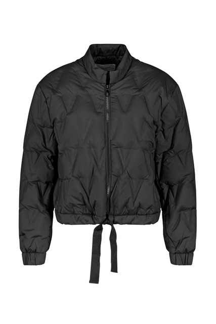 Короткая стеганая куртка|Основной цвет:Черный|Артикул:955008-31195 | Фото 1