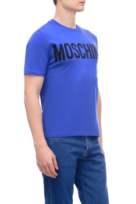 Moschino Футболка с крупным логотипом на груди ( цвет), артикул A0702-2039 | Фото 3