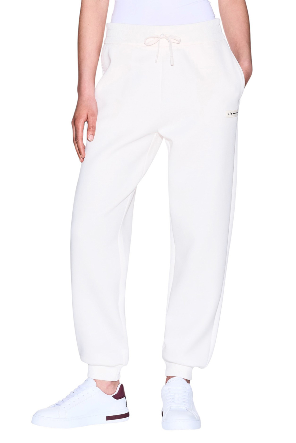 Женский Armani Exchange Брюки из смесового хлопка (цвет ), артикул XW001287-AF16134 | Фото 3
