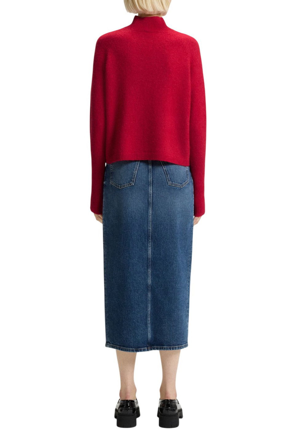 Джемпер Surpio из смесовой шерсти|Основной цвет:Красный Женский HUGO Джемпер Surpio из смесовой шерсти (цвет ), артикул 50548251 | Фото 4