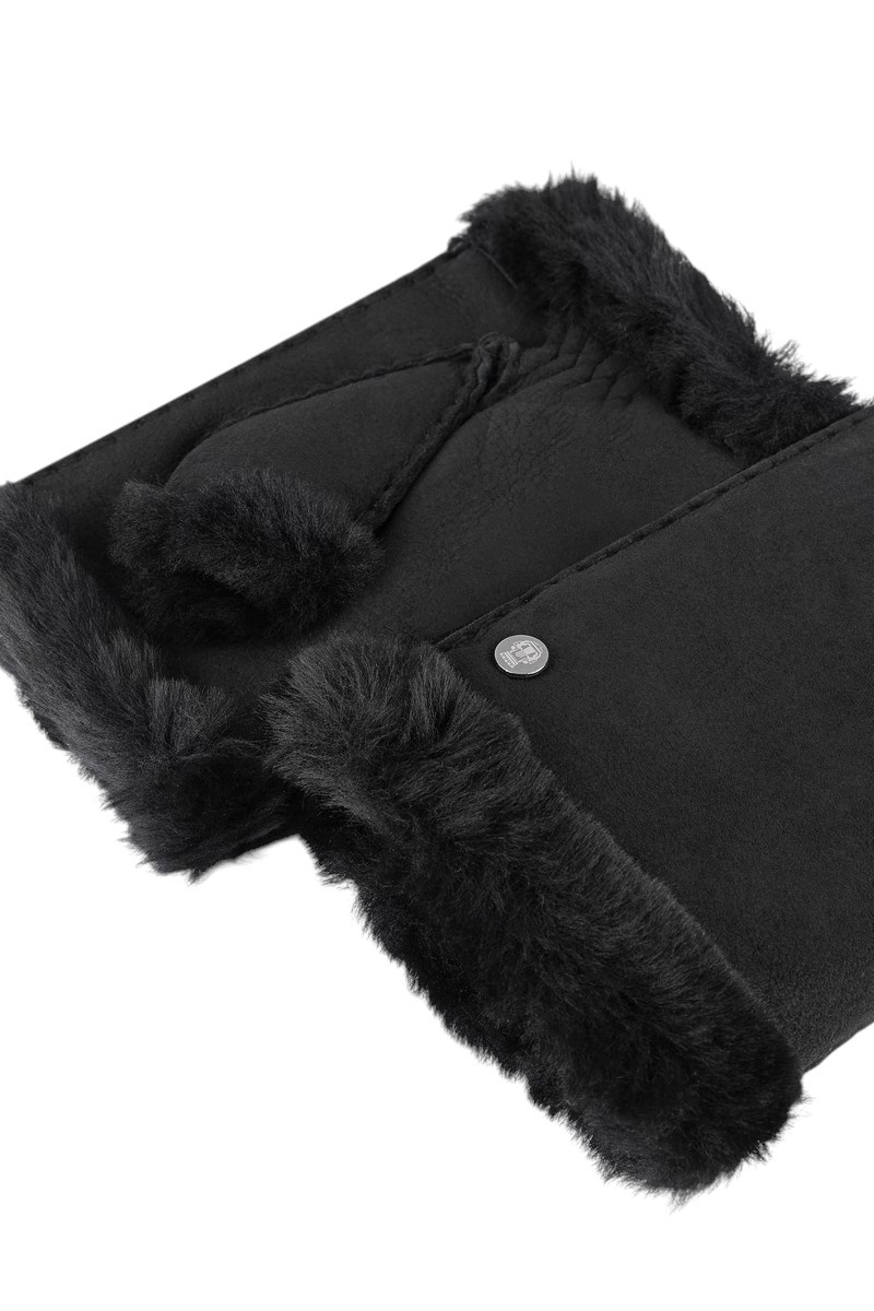 Митенки Winnipeg из натуральной кожи|Основной цвет:Черный Женский Roeckl Митенки Winnipeg из натуральной кожи (цвет ), артикул 13013-4890 | Фото 2