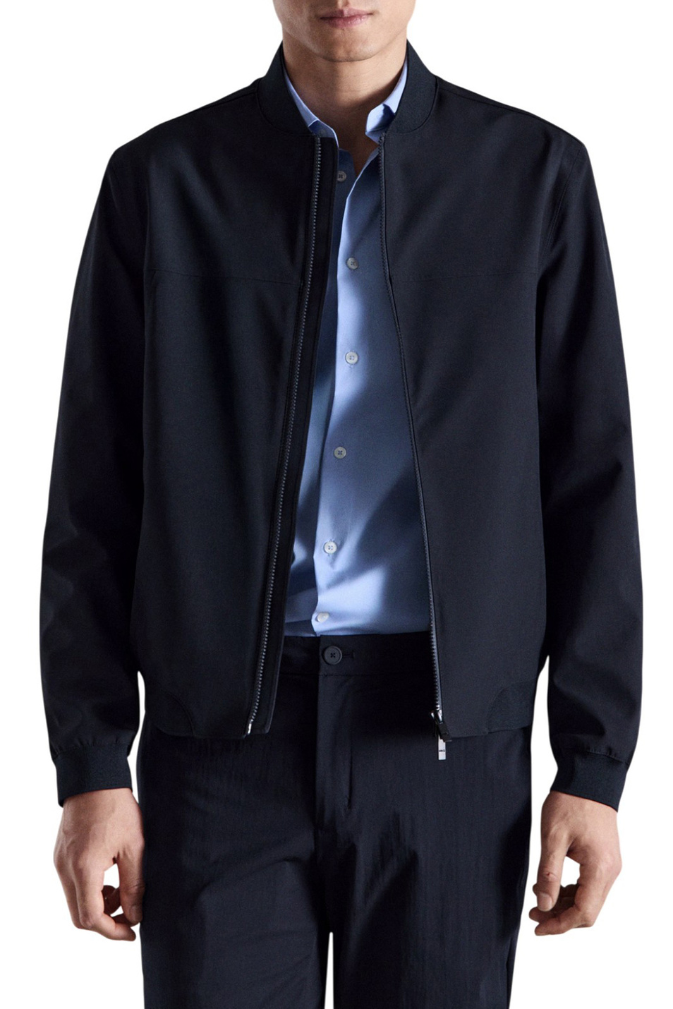 Мужской Mango Man Бомбер BRENTA на молнии (цвет ), артикул 27034408 | Фото 3