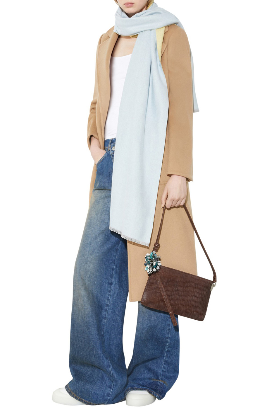 Пальто RUNAWAY с поясом|Основной цвет:Бежевый Женский MAX&Co. Пальто RUNAWAY с поясом (цвет ), артикул 2528016024 | Фото 2