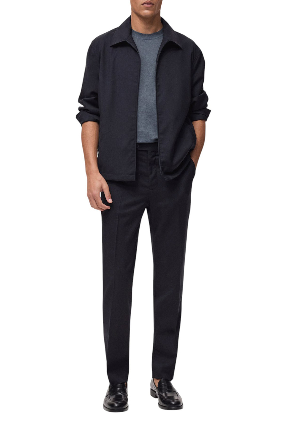 Мужской Mango Man Брюки ROSS из шерсти (цвет ), артикул 87017896 | Фото 2