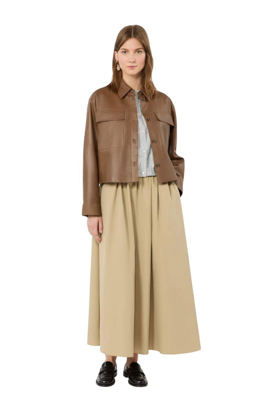 Женский Weekend Max Mara Юбка AGUZZE из хлопка (цвет ), артикул 2625106051 | Фото 2