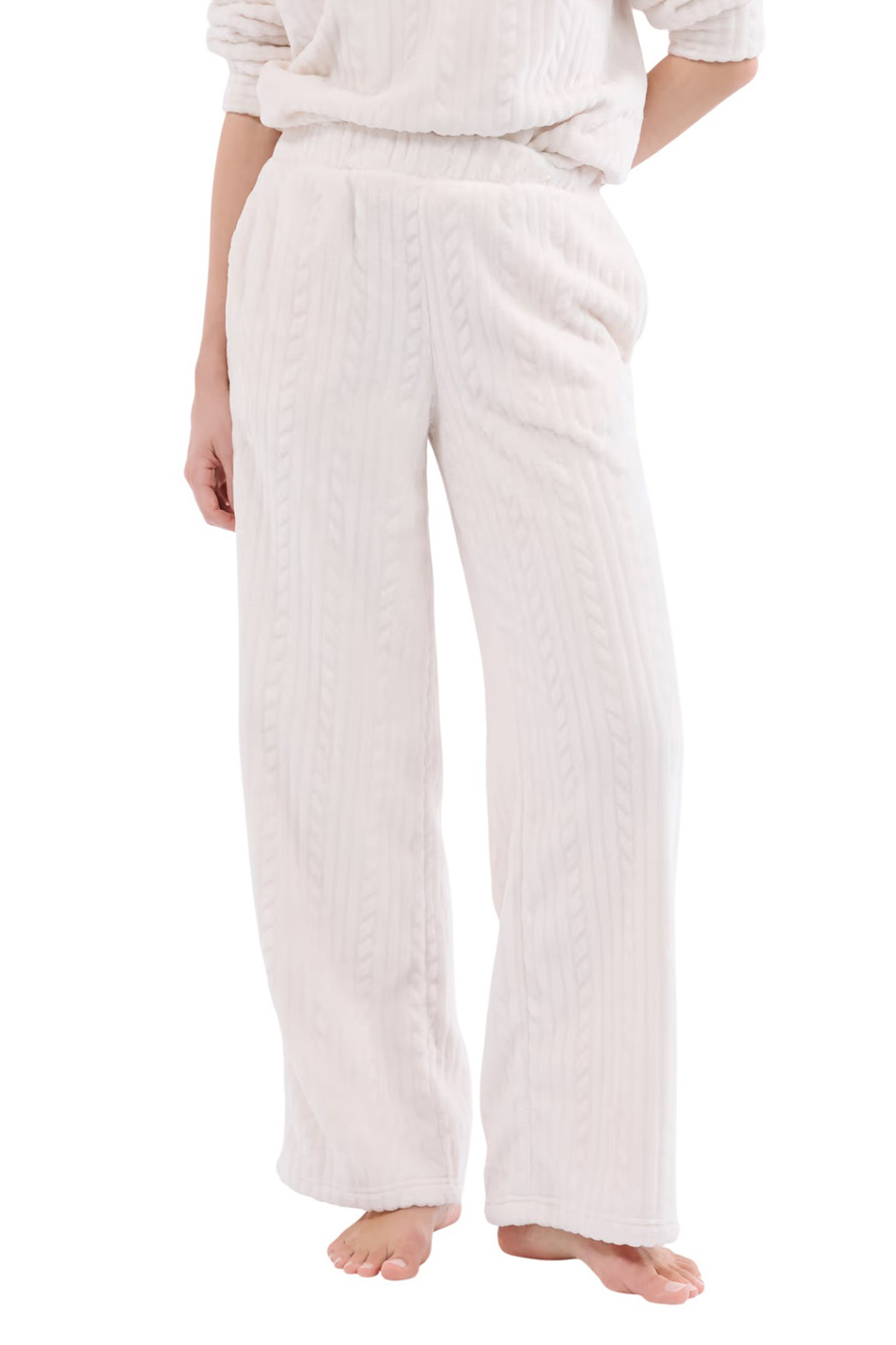 Брюки MATILDA бархатные|Основной цвет:Кремовый Женский Etam Брюки MATILDA бархатные (цвет ), артикул 6555918 | Фото 1