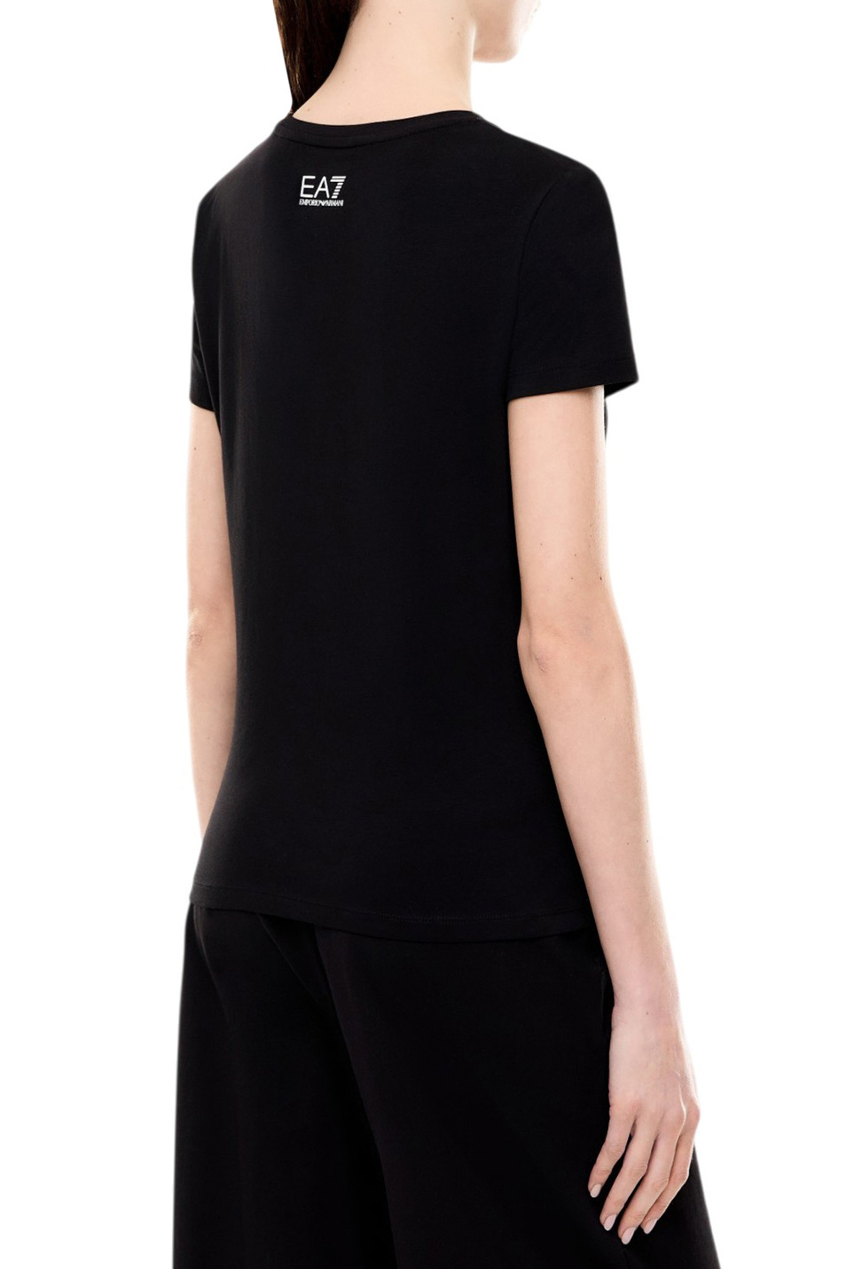 Женский EA7 Футболка из эластичного хлопка (цвет ), артикул 7W001097-AF10373 | Фото 4