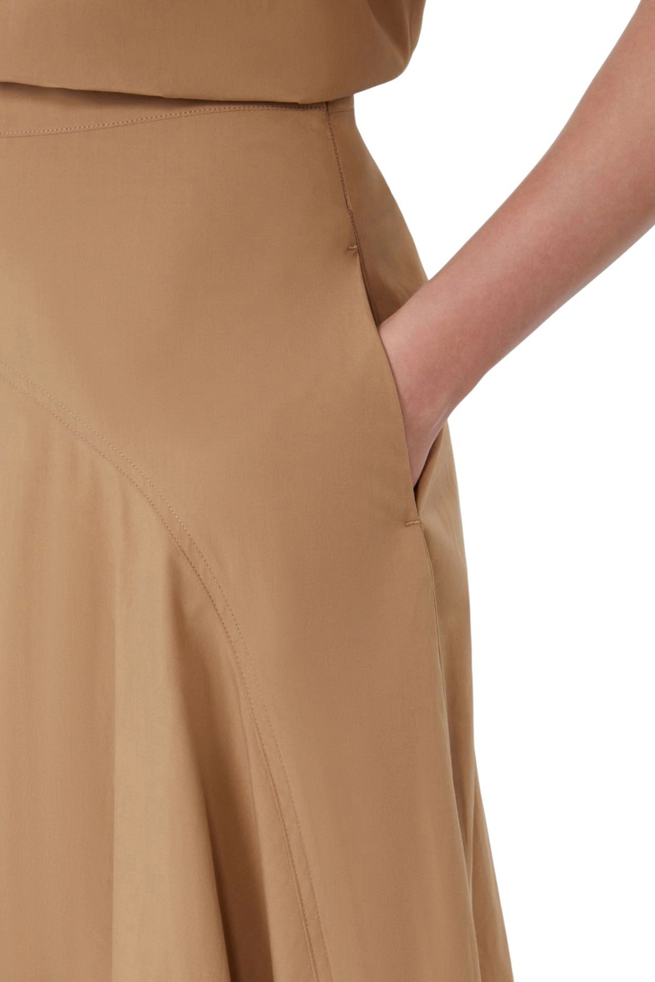 Женский Weekend Max Mara Юбка ZATTERA из хлопка (цвет ), артикул 2615101042 | Фото 5
