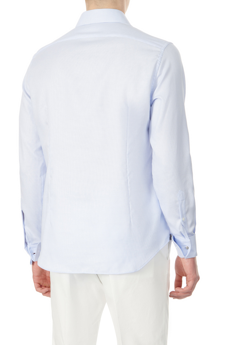 Мужской Corneliani Рубашка из натурального хлопка (цвет ), артикул 93P150-9311272 | Фото 4