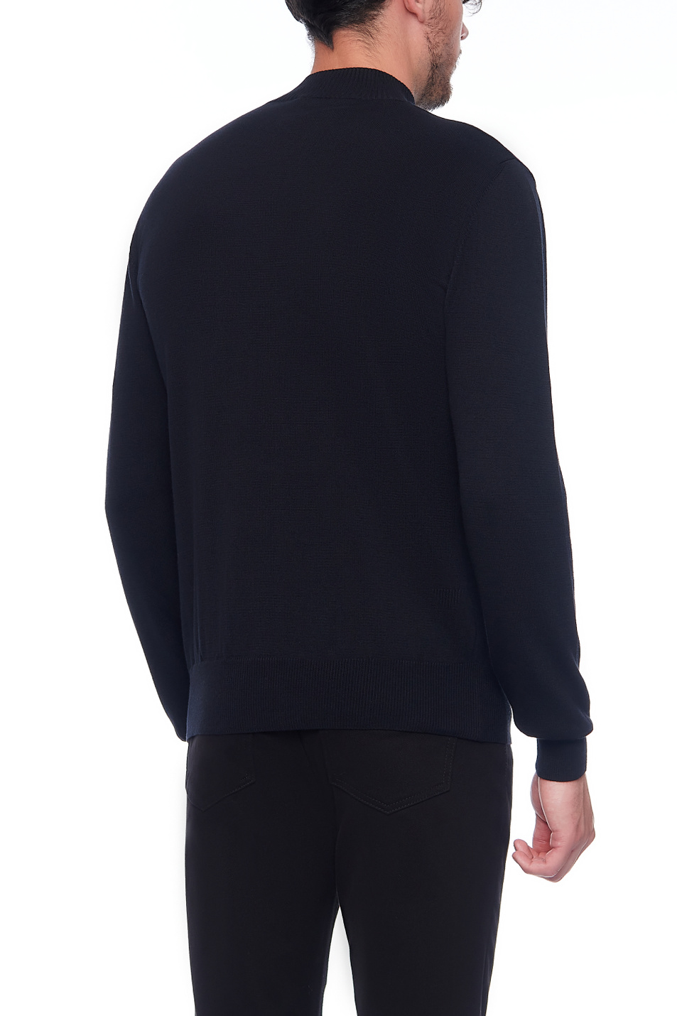 Moschino Пуловер из смесового хлопка с добавлением кашемира (цвет ), артикул A0909-7002 | Фото 4
