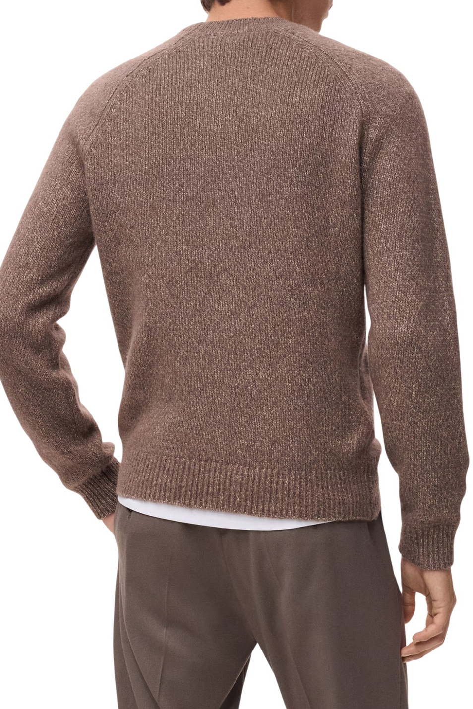 Мужской Mango Man Джемпер CRIS однотонный (цвет ), артикул 17007908 | Фото 4
