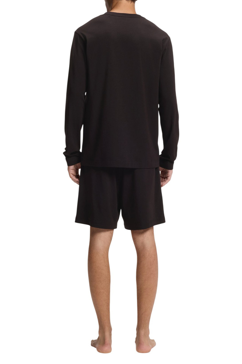 Мужской HUGO Лонгслив с логотипом (цвет ), артикул 50556794 | Фото 4