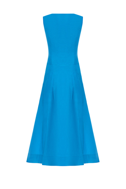 Платье однотонное|Основной цвет:Голубой|Артикул:A0468-0120 | Фото 2