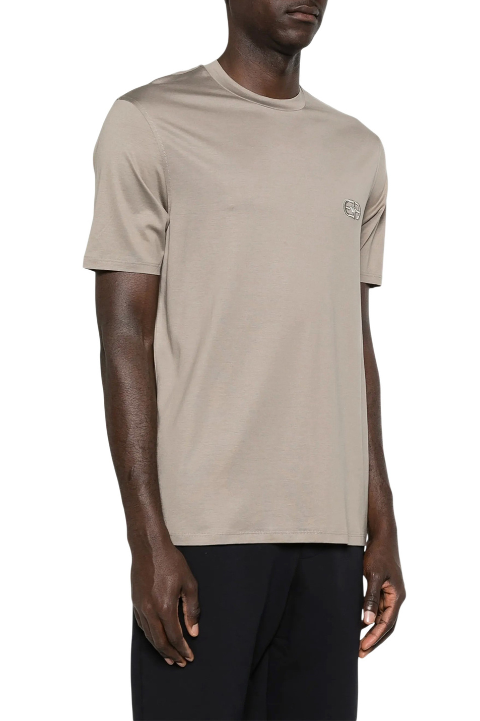 Мужской Emporio Armani Футболка с логотипом (цвет ), артикул EM004585-AF10017 | Фото 4