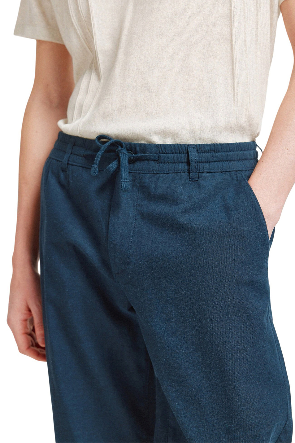 Мужской Springfield Брюки из хлопка и льна (цвет ), артикул 1553717 | Фото 4