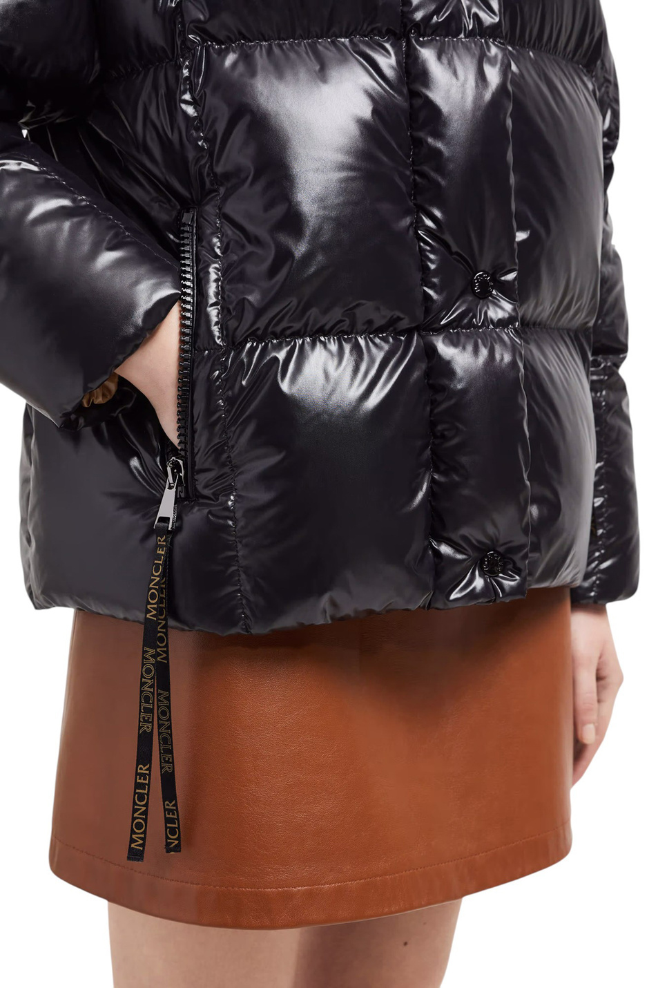 Куртка PARANA с пуховым наолнителем|Основной цвет:Черный Женский Moncler Куртка PARANA с пуховым наолнителем (цвет ), артикул K20931A00103-68950 | Фото 6
