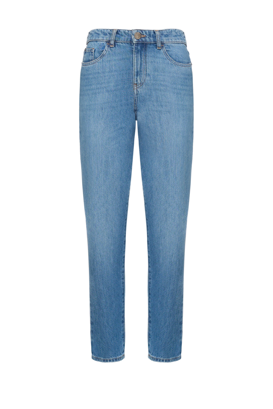 Женский Emporio Armani Джинсы из смесового хлопка (цвет ), артикул EW001502-AF22225 | Фото 1