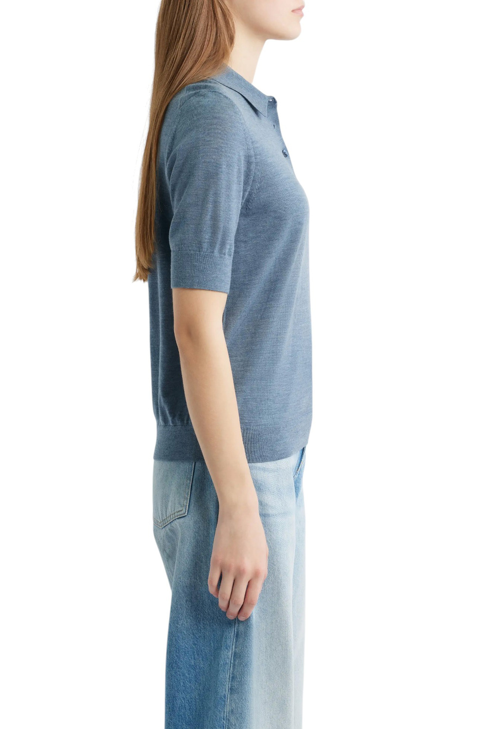 Женский BOSS Поло Fidenka из шерсти (цвет ), артикул 50545015 | Фото 4