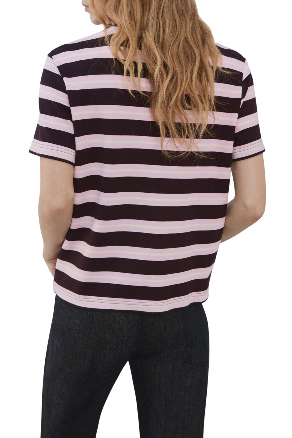 Женский Mango Футболка DOLLY в полоску (цвет ), артикул 27924088 | Фото 4