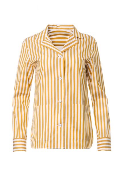 Рубашка GERALD из натурального хлопка|Основной цвет:Желтый|Артикул:31110126 | Фото 1