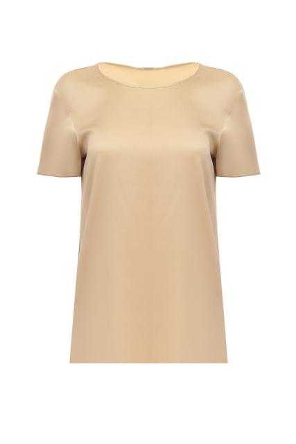 Блузка 3CORTONA из эластичного шелка|Основной цвет:Бежевый|Артикул:2331110536 | Фото 1