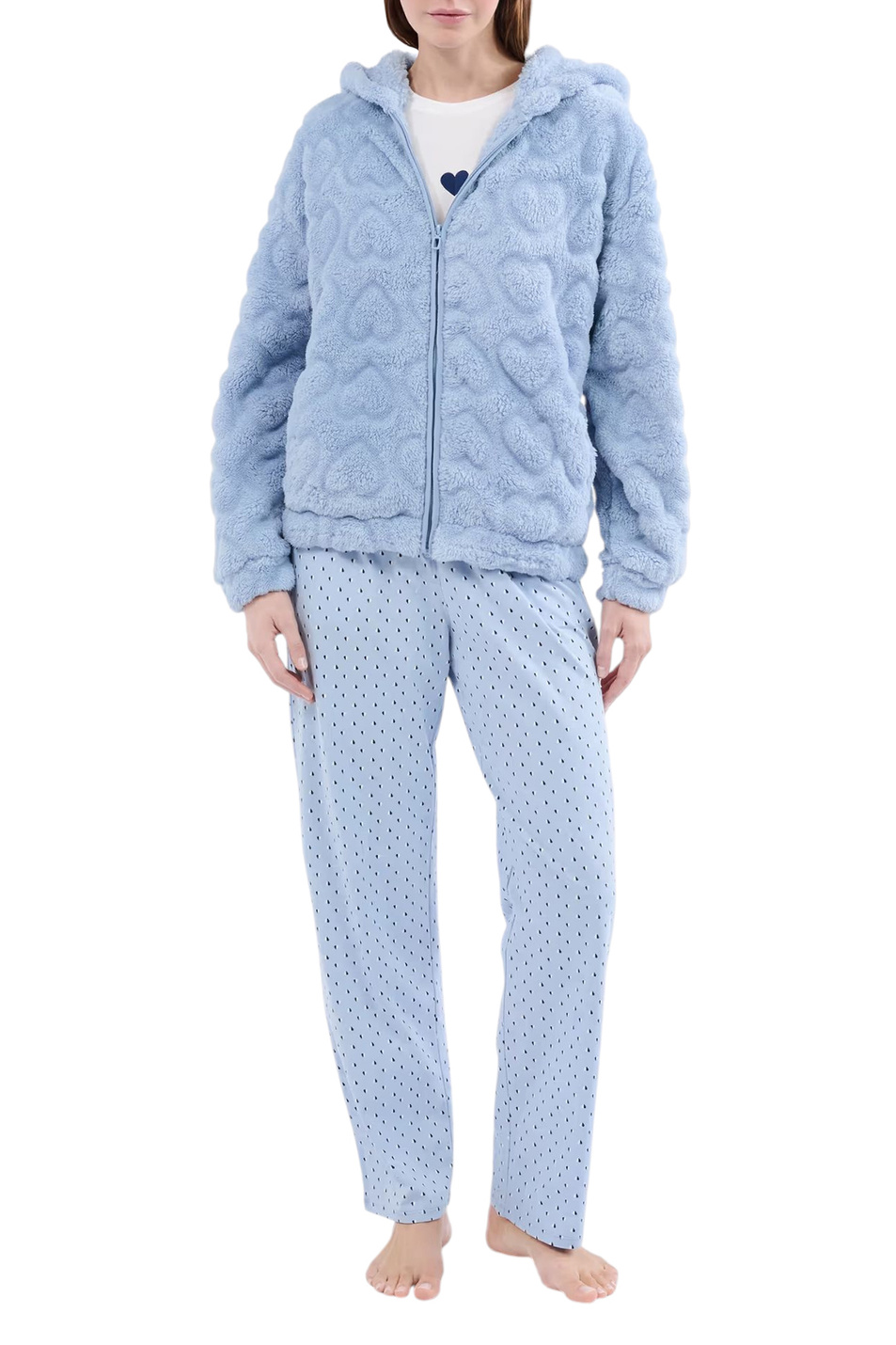 Женский Etam Костюм домашний MALOU (жакет, джемпер, брюки) (цвет ), артикул 6556136 | Фото 1