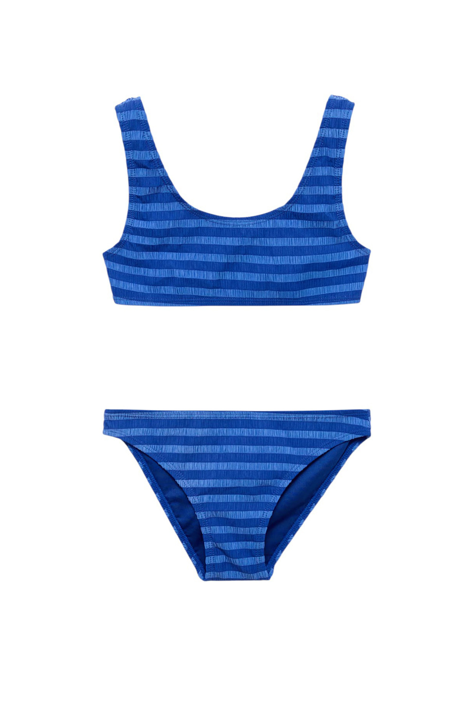 Девочкам Mango Kids Купальник PON в полоску (цвет ), артикул 87088273 | Фото 1
