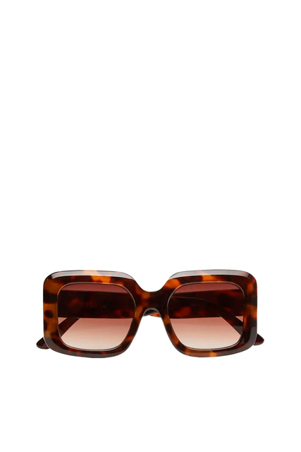 Солнцезащитные очки CARLOTA в прозрачной оправе|Основной цвет:Коричневый|Артикул:27004028 | Фото 2