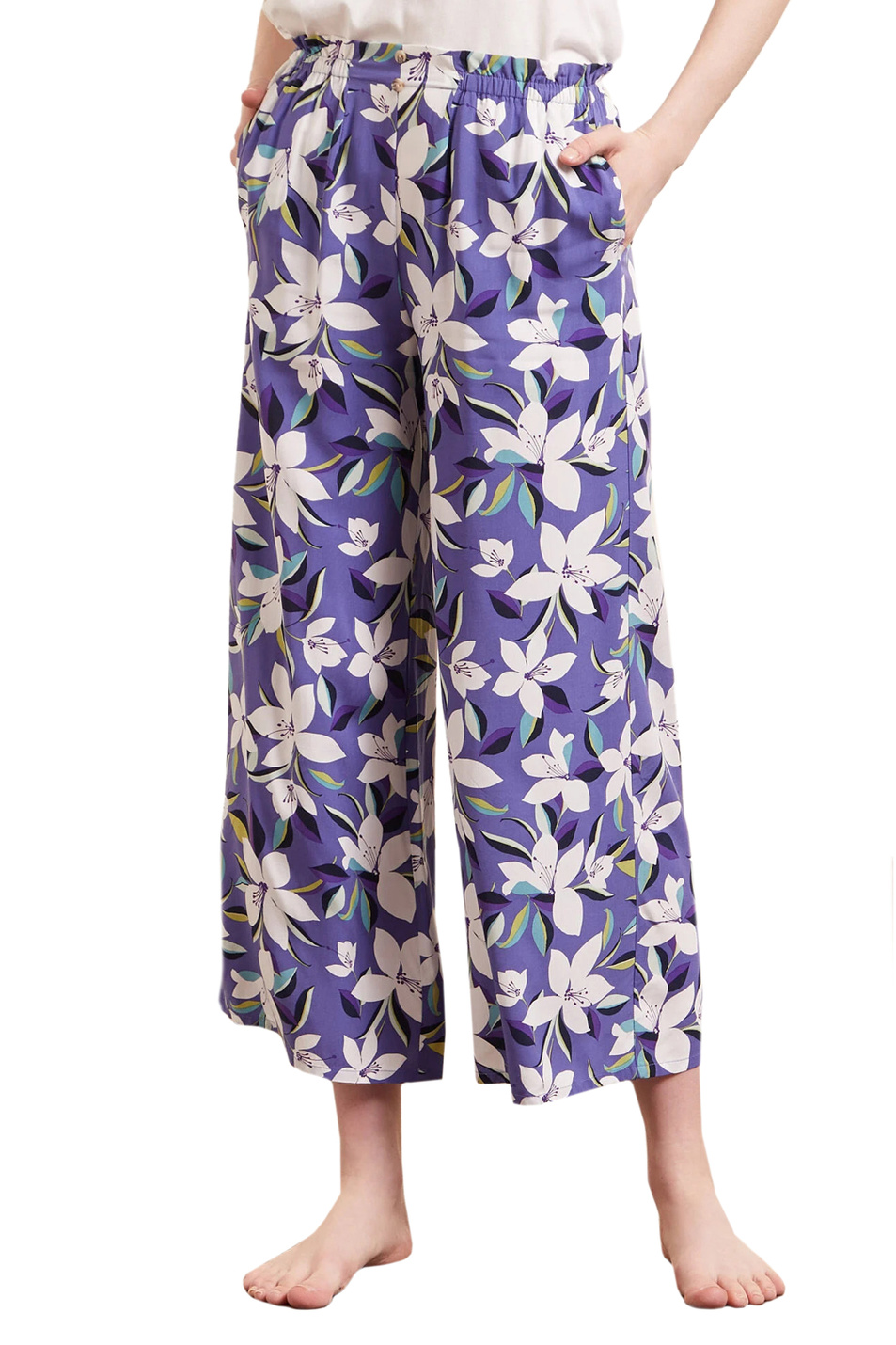 Женский Etam Укороченные брюки ELIE с цветочным принтом (цвет ), артикул 6527690 | Фото 1