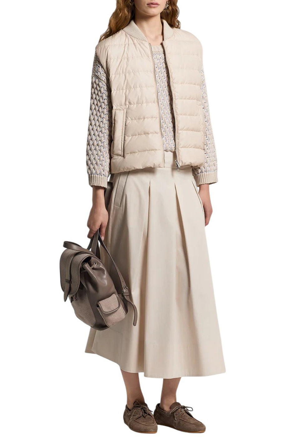 Женский Peserico Юбка из эластичного хлопка (цвет ), артикул A05537-01979 | Фото 3