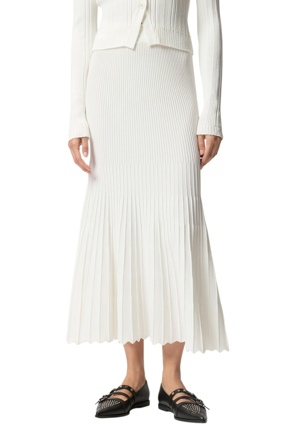 Женский Pinko Юбка трикотажная LAS PALMAS однотонная (цвет ), артикул 105425A2PT | Фото 3