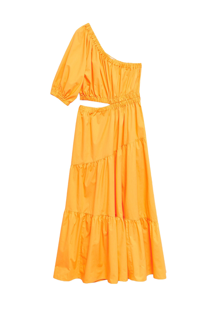 Платье NIEVES с разрезом|Основной цвет:Желтый|Артикул:17051081 | Фото 1
