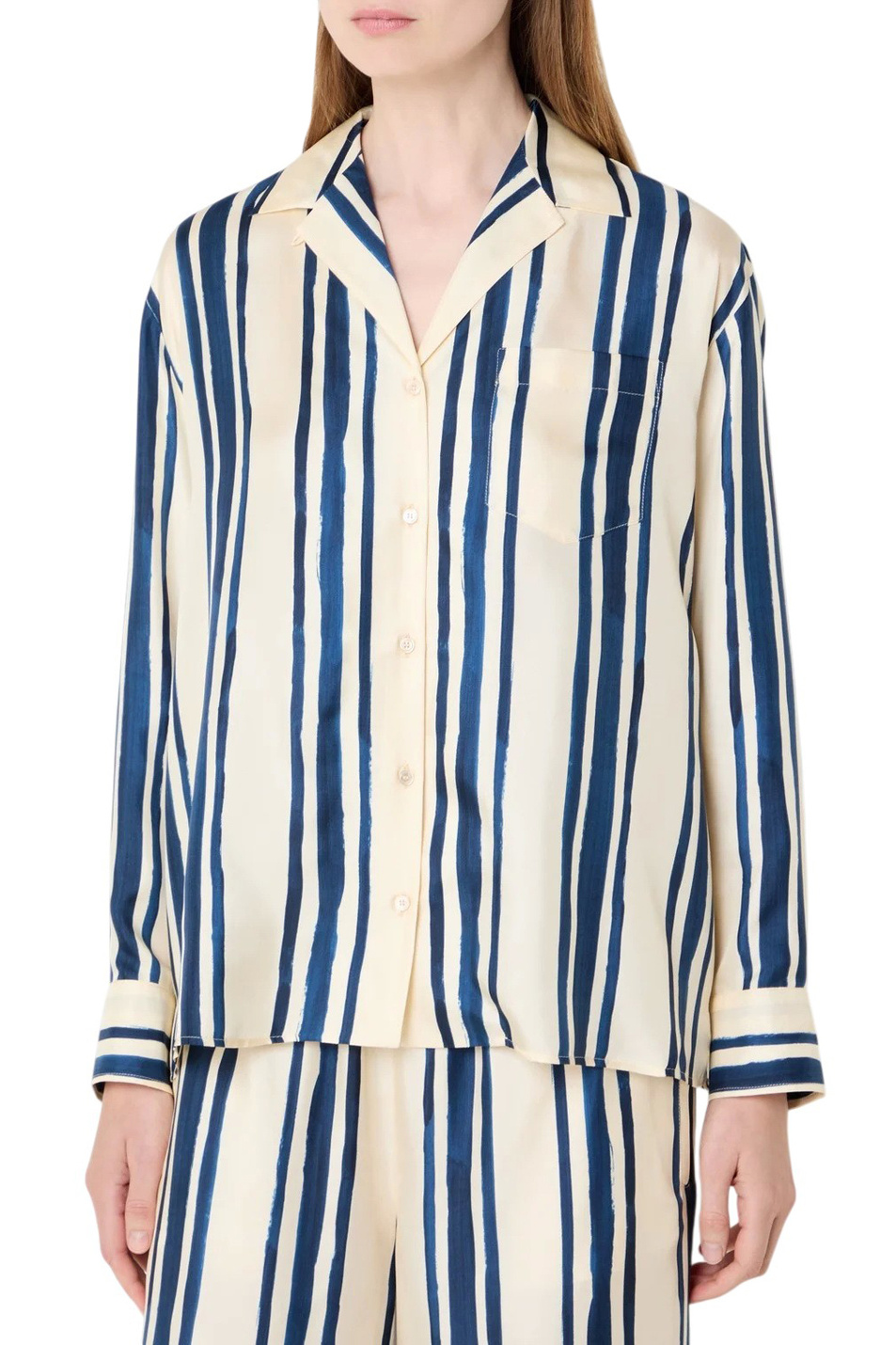 Женский Weekend Max Mara Блузка CORONA из шелка (цвет ), артикул 2625116071 | Фото 4