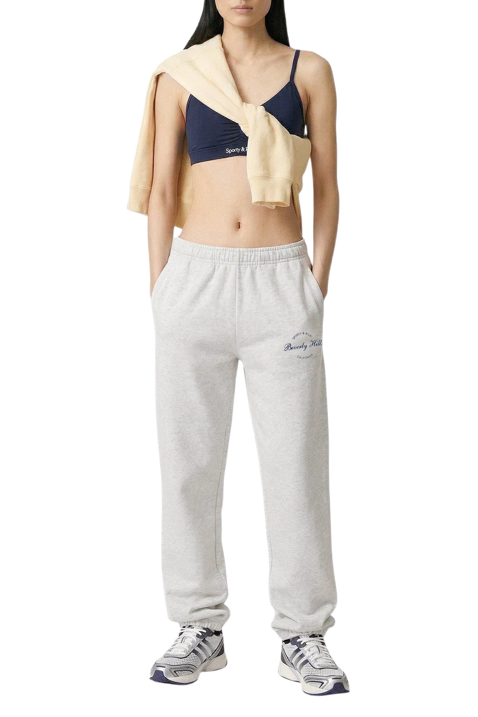 Женский Sporty & Rich Брюки Beverly Script (цвет ), артикул PA07076257GY03 | Фото 3