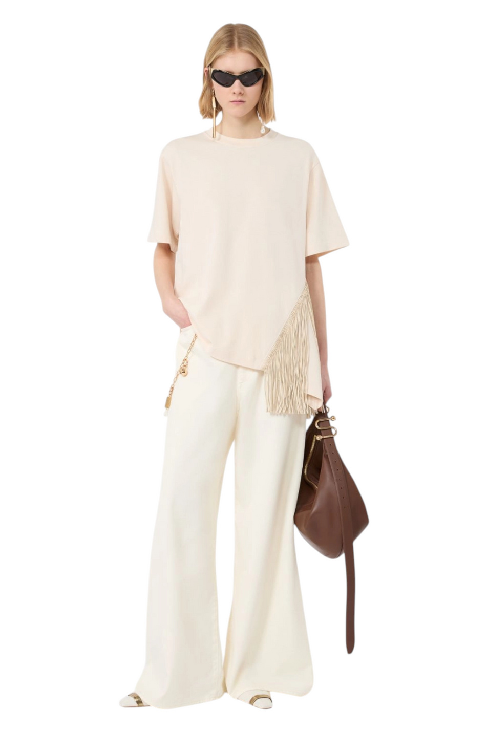 Женский Sportmax Джинсы SIAMESE из хлопка (цвет ), артикул 2622136025 | Фото 2