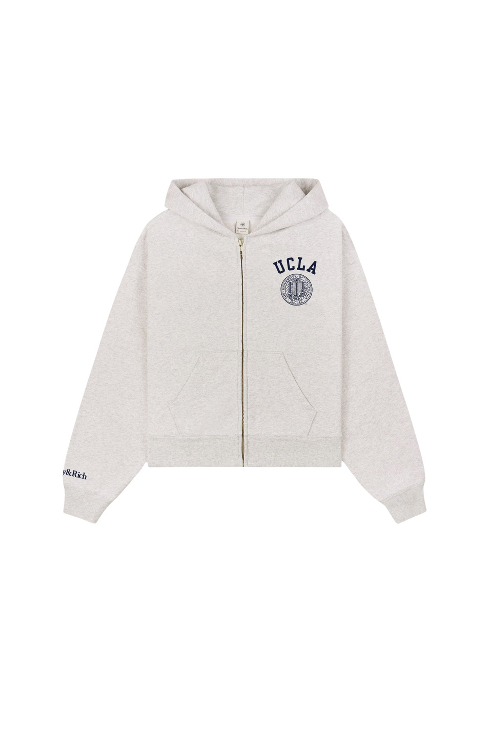 Женский Sporty & Rich Толстовка UCLA Crest из хлопка с логотипом (цвет ), артикул ST068615639GY03 | Фото 1