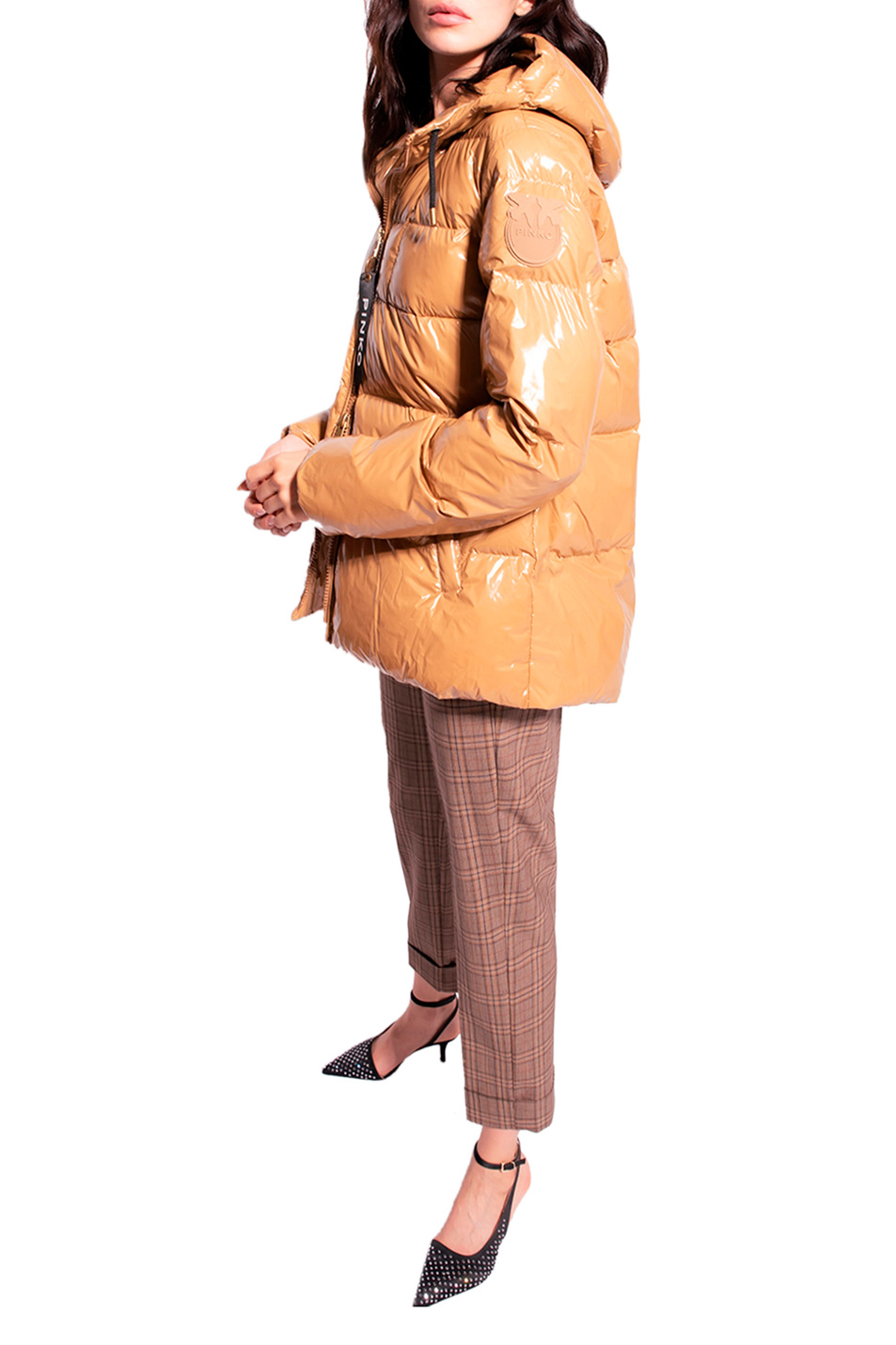 Pinko Стеганая куртка ELEODORO 3  с блестящим покрытием (цвет ), артикул 1G17XFA00N | Фото 5