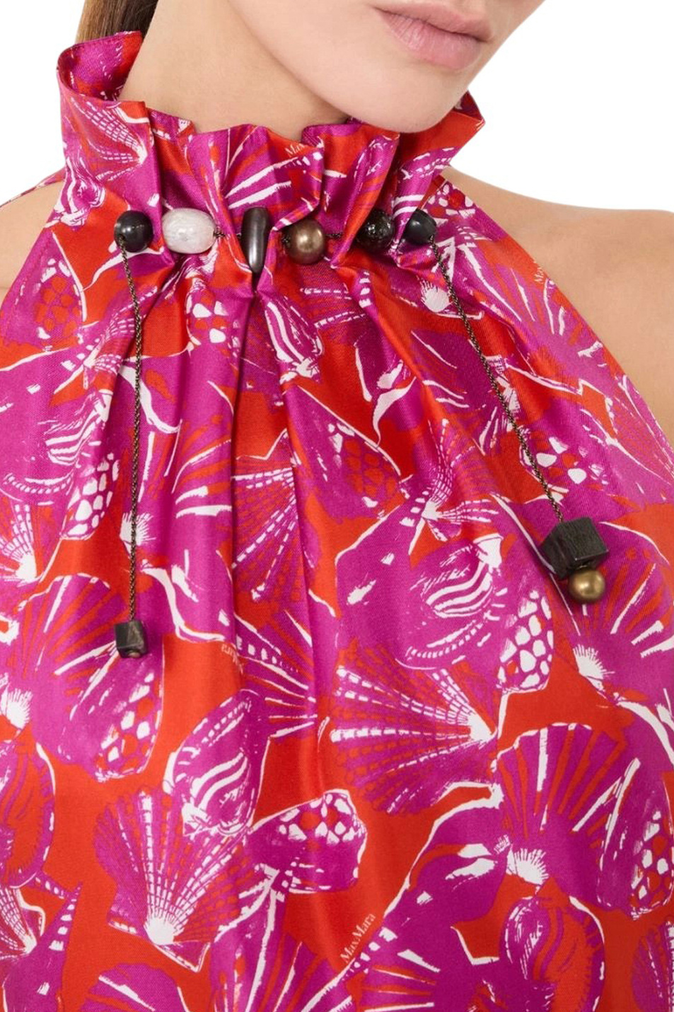 Женский Max Mara Платье CARTONE из шелка (цвет ), артикул 2611221022 | Фото 5