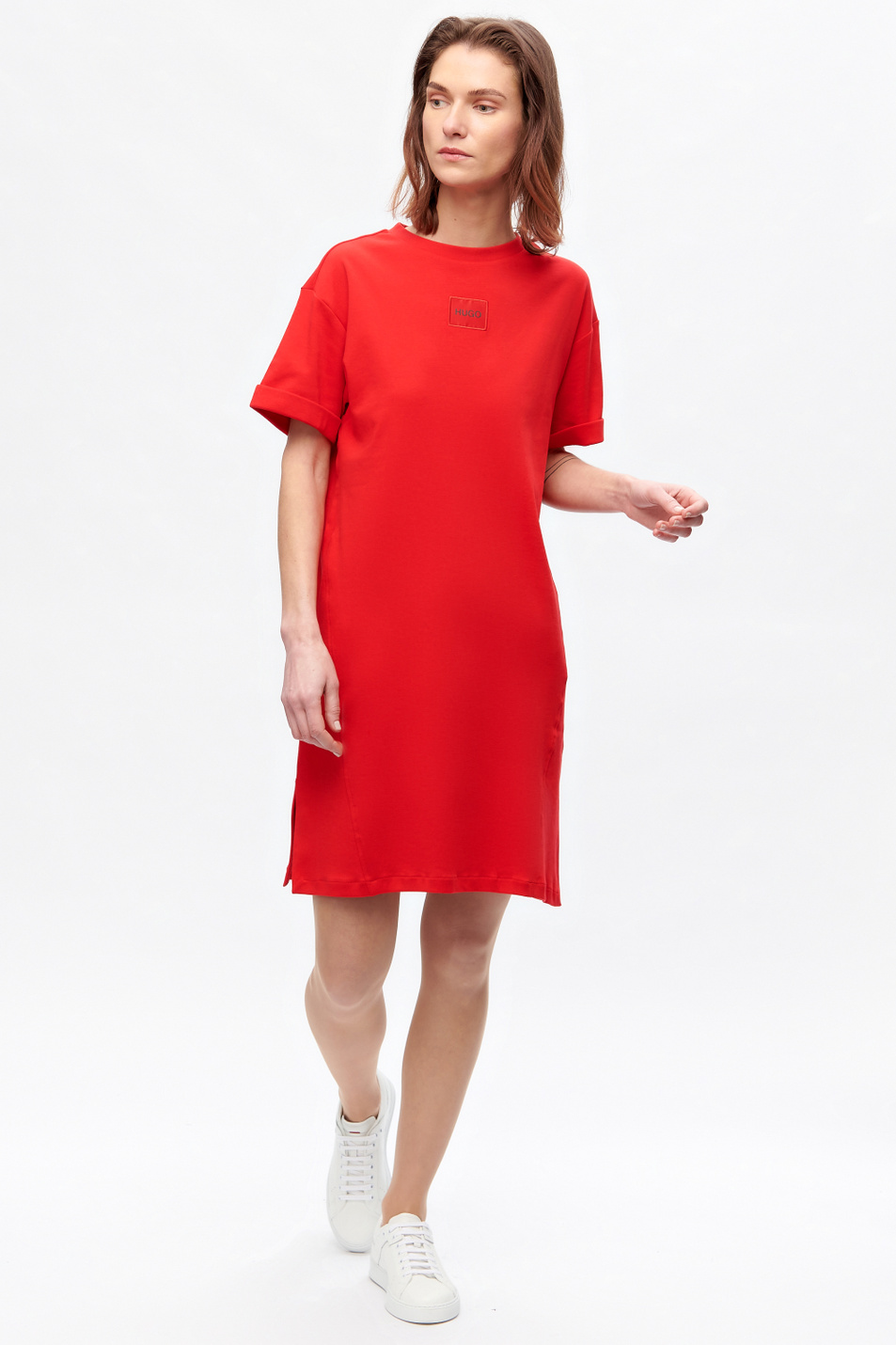 HUGO Платье-футболка Neyle из натурального хлопка (цвет ), артикул 50456013 | Фото 1