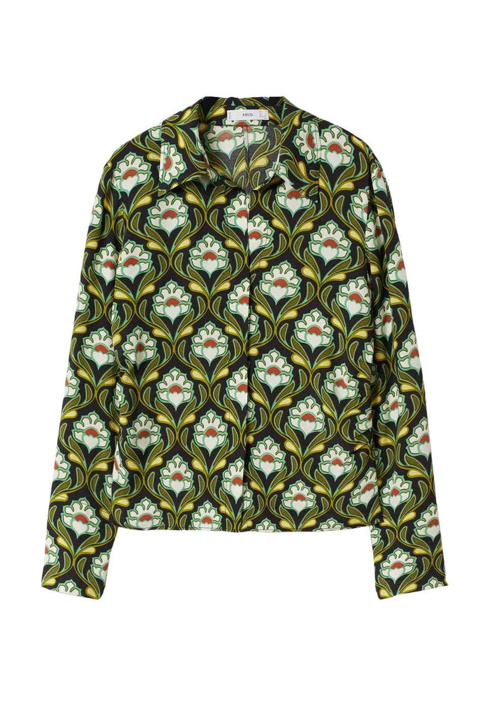 Женский Mango Блузка PETTY с цветочным принтом (цвет ), артикул 27081151 | Фото 1