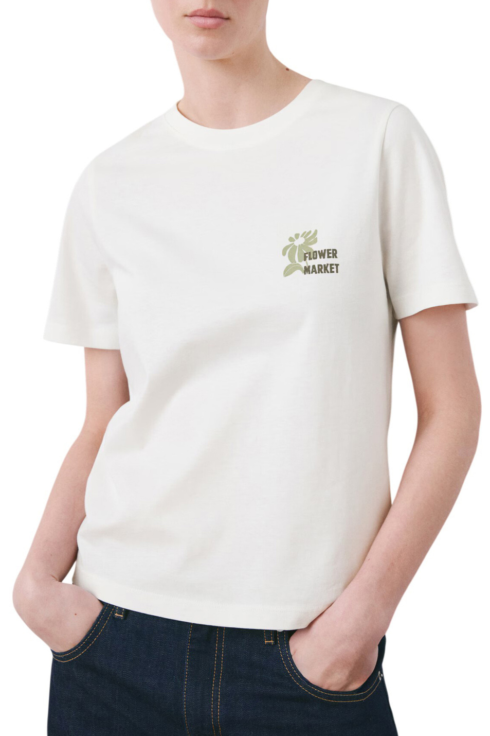 Женский Mango Футболка ILUSTRA с принтом (цвет ), артикул 27035828 | Фото 3