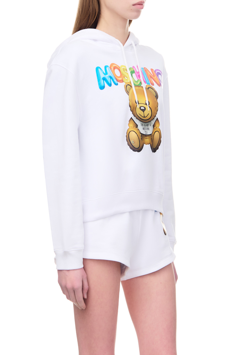 Женский Moschino Худи из натурального хлопка с логотипом (цвет ), артикул V1703-0428 | Фото 4